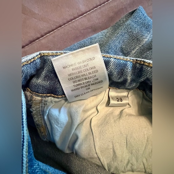 Women’s Jeans Vervet Blue by Flying Monkey sz 29 Stretch Distressed Medium Wash - Picture 9 of 9